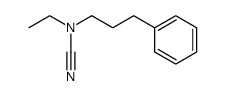 ethyl-(3-phenyl-propyl)-carbamonitrile Structure