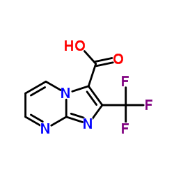 2-(Trifluoromethyl)imidazo[1,2-a]pyrimidine-3-carboxylic acid结构式