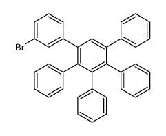 1-(3-bromophenyl)-2,3,4,5-tetraphenylbenzene Structure