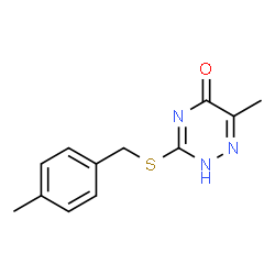 6-Methyl-3-[(4-methylbenzyl)thio]-1,2,4-triazin-5(2H)-one图片