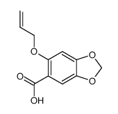 6-allyloxy-benzo[1,3]dioxole-5-carboxylic acid Structure