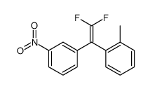 Benzene, 1-[2,2-difluoro-1-(3-nitrophenyl)ethenyl]-2-methyl Structure