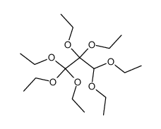 1,1,1,2,2,3,3-heptaethoxy-propane Structure