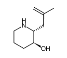 (2R,3S)-2-(2-methylallyl)piperidin-3-ol Structure