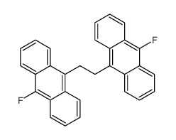 9-fluoro-10-[2-(10-fluoroanthracen-9-yl)ethyl]anthracene Structure