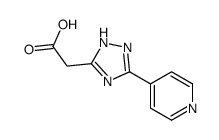 2-(5-(吡啶-4-基)-1H-1,2,4-噻唑-3-基)乙酸结构式