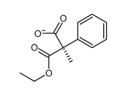 (2R)-3-ethoxy-2-methyl-3-oxo-2-phenylpropanoate Structure