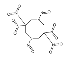 3,3,7,7-tetranitro-1,5-dinitroso-1,5-diazocane结构式