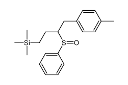 [3-(benzenesulfinyl)-4-(4-methylphenyl)butyl]-trimethylsilane Structure