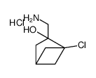 3-(aminomethyl)-4-chlorobicyclo[2.1.1]hexan-3-ol,hydrochloride Structure