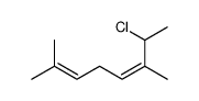 7-chloro-2,6-dimethylocta-2,5-diene Structure