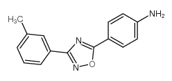 4-[3-(3-methylphenyl)-1,2,4-oxadiazol-5-yl]aniline structure