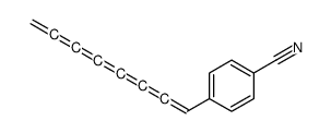 4-octa-1,2,3,4,5,6,7-heptaenylbenzonitrile Structure