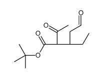 tert-butyl (3R)-2-acetyl-3-ethyl-5-oxopentanoate Structure