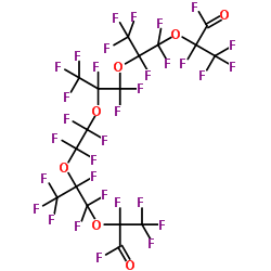 PERFLUORO-2,5,8,13,16-PENTAMETHYL-3,6,9,12,15-PENTAOXAHEPTADECANE-1,17-DIOYL FLUORIDE picture