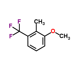 1-Methoxy-2-methyl-3-(trifluoromethyl)benzene结构式