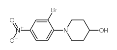 1-(2-Bromo-4-nitrophenyl)piperidin-4-ol picture