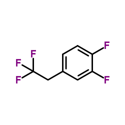 1,2-Difluoro-4-(2,2,2-trifluoroethyl)benzene Structure