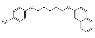 4-(5-naphthalen-2-yloxypentoxy)aniline Structure