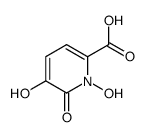 1,5-dihydroxy-6-oxopyridine-2-carboxylic acid结构式