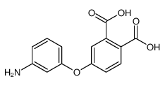 4-(3-aminophenoxy)phthalic acid结构式