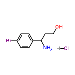 3-Amino-3-(4-bromophenyl)-1-propanol hydrochloride (1:1)图片