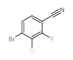 4-溴-3-氯-2-氟苯甲星空app结构式