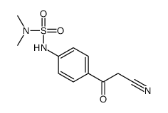 1-(2-cyanoacetyl)-4-(dimethylsulfamoylamino)benzene Structure