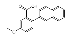 5-methoxy-2-naphthalen-2-ylbenzoic acid结构式