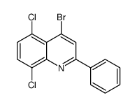 4-bromo-5,8-dichloro-2-phenylquinoline Structure