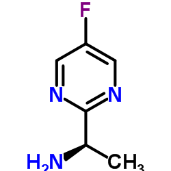 (R)-1-(5-Fluoro-pyrimidin-2-yl)-ethylamine structure