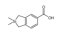 2,2-dimethyl-1,3-dihydro-2-benzosilole-5-carboxylic acid Structure