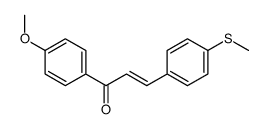 1-(4-methoxyphenyl)-3-(4-methylsulfanylphenyl)prop-2-en-1-one Structure