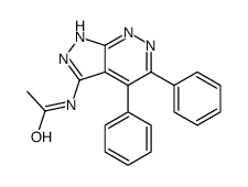 N-(4,5-diphenyl-1H-pyrazolo[3,4-c]pyridazin-3-yl)acetamide Structure