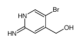 2-Amino-5-bromo-4-(hydroxymethyl)pyridine Structure