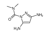 3,5-diamino-N,N-dimethylpyrazole-1-carboxamide结构式