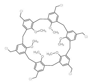 Hexachloromethyl-hexamethoxycalix-[6]arene structure