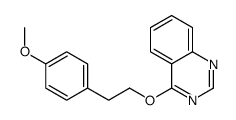 4-[2-(4-methoxyphenyl)ethoxy]quinazoline Structure