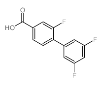 2,3',5'-TRIFLUORO-[1,1'-BIPHENYL]-4-CARBOXYLIC ACID Structure