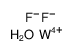 TUNGSTEN OXYTETRAFLUORIDE)结构式