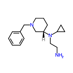 N-[(3S)-1-Benzyl-3-piperidinyl]-N-cyclopropyl-1,2-ethanediamine结构式