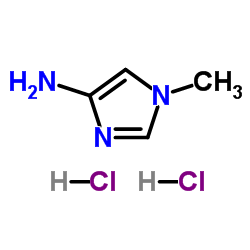 1-Methyl-1H-imidazol-4-amine dihydrochloride structure