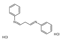 N,N'-diphenylpropane-1,3-diimine,dihydrochloride Structure