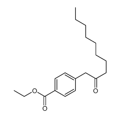 ethyl 4-(2-oxodecyl)benzoate Structure