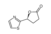 (R)-5-Thiazol-2-yl-dihydro-furan-2-one Structure