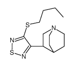 3-(1-azabicyclo[2.2.2]octan-3-yl)-4-butylsulfanyl-1,2,5-thiadiazole Structure