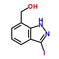 (3-Iodo-1H-indazol-7-yl)methanol Structure