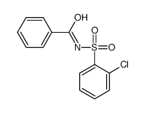 N-(2-chlorophenyl)sulfonylbenzamide结构式