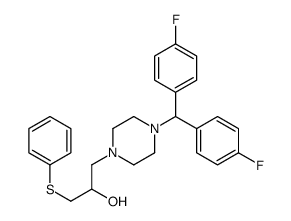 1-(Bis(4-fluorophenyl)methyl)-4-(2-hydroxy-3-phenylthiopropyl)piperazi ne picture