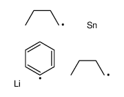 dibutyl(phenyl)tin,lithium Structure